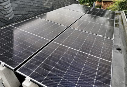Garagendachanlage (9,7 Kwp)